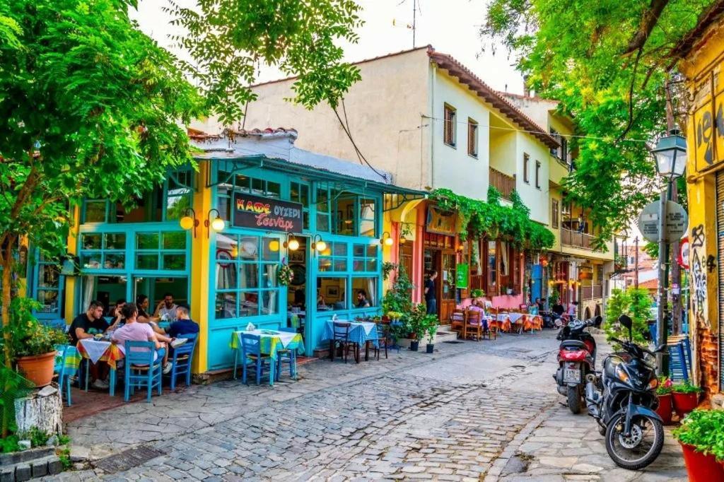 Retro Boutique Apt W Balcony In Historical Area Apartment Thessaloníki Luaran gambar