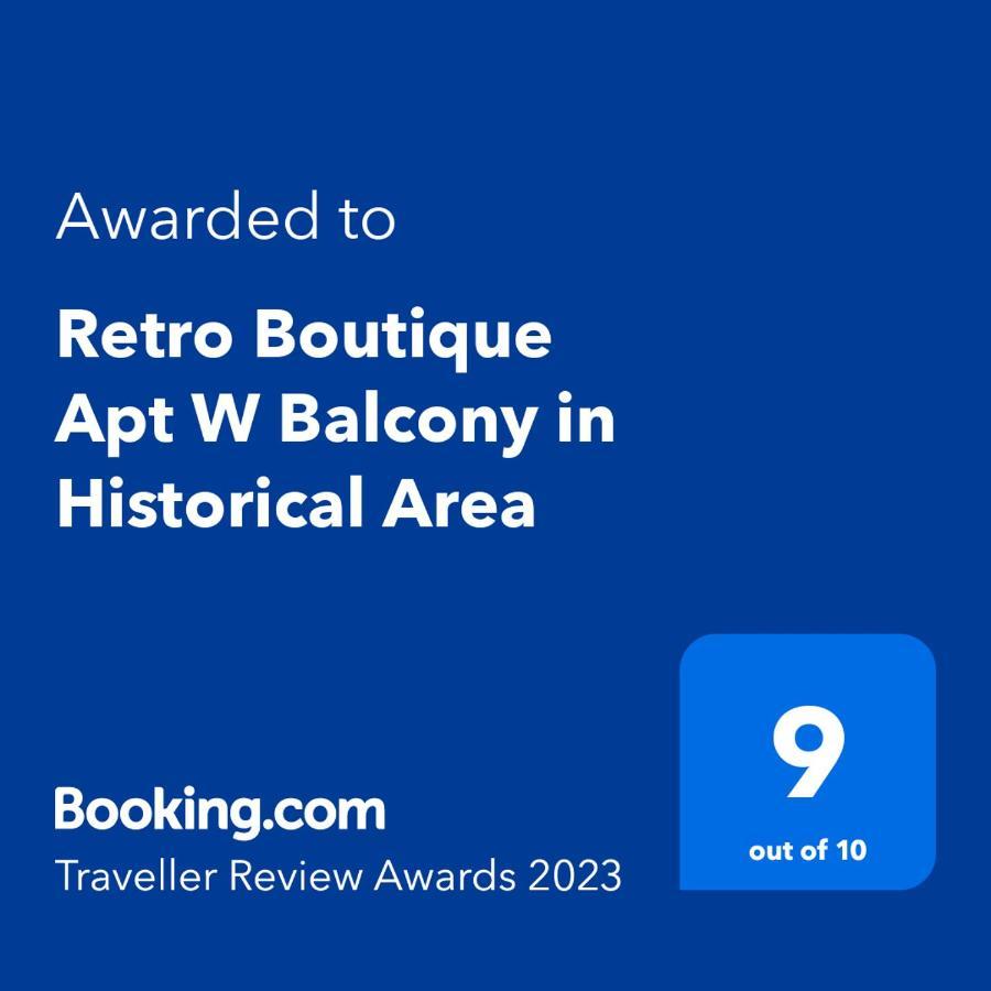 Retro Boutique Apt W Balcony In Historical Area Apartment Thessaloníki Luaran gambar